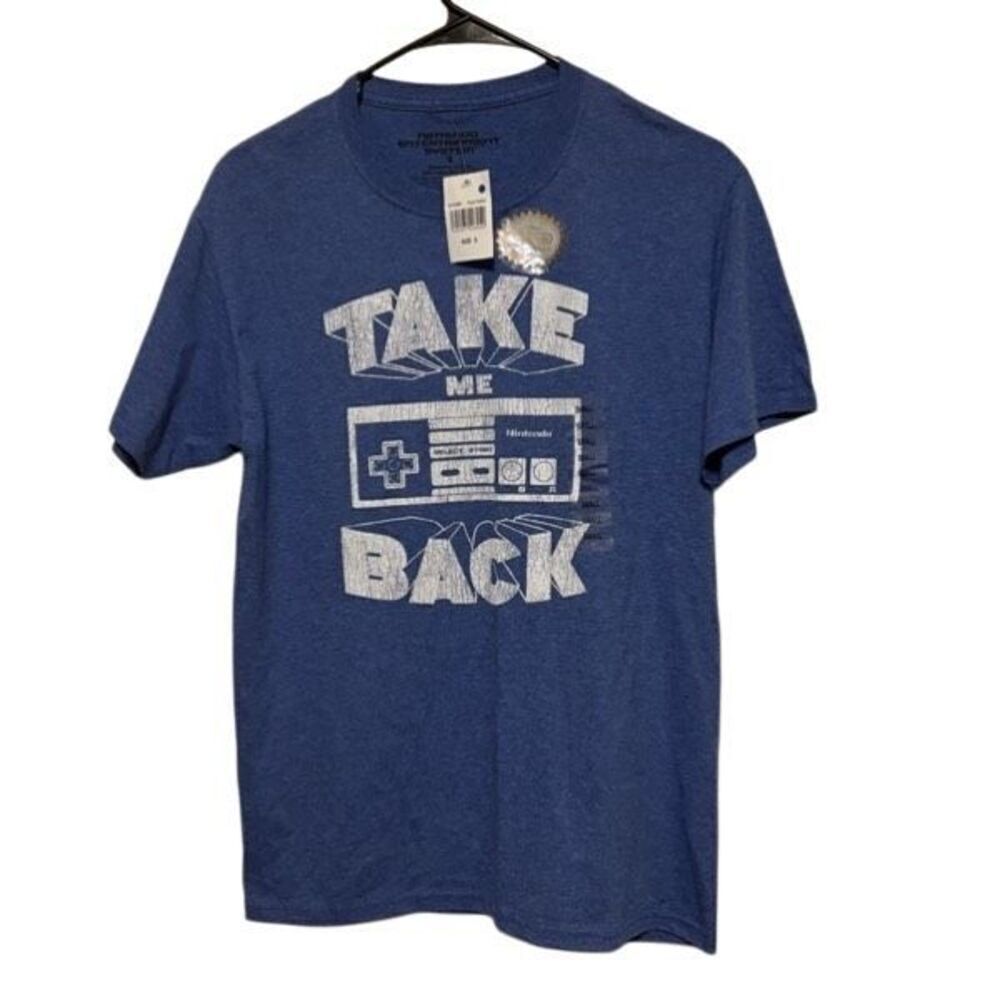 Nintendo Take Me Back Size Small Gamer T-Shirt *New*